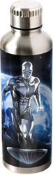 paladone marvel fantastic 4 silver surfer metal water bottle 500ml photo