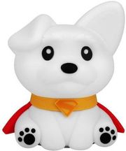 paladone squishyglo dc superman krypto silicone light rechargeable