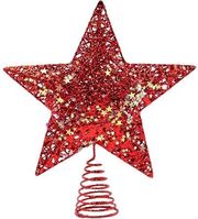 eurolamp koryfi dentroy me kokkino nima kai iridizonta asterakia 25x30cm 600 48065 photo