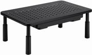 gembird adjustable monitor stand with drawer rectangle black ms table d 01 photo gembird adjustable monitor stand with drawer rectangle black ms table d 01 photo