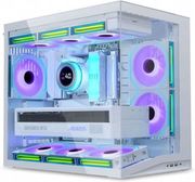lian li o11d mini v2 white atx pc gaming case improved airflow gpu support bracket photo