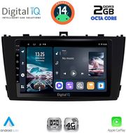 digital iq rtg 4705bl cpa 9inc multimedia tablet for toyota avensis t27 mod 2009 2015 black photo