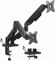 gembird adjustable desk 2 display mounting arm with usb ports 17 32 black ma da2u 01 photo gembird adjustable desk 2 display mounting arm with usb ports 17 32 black ma da2u 01 photo