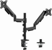 gembird adjustable desk 2 display mounting arm 17 32 black ma da2p 02 photo gembird adjustable desk 2 display mounting arm 17 32 black ma da2p 02 photo