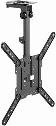 gembird full motion tv ceiling mount 23 55 vesa 400x400 black cm 55st 01 photo