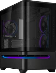 asus prime ap202 argb matx case 3 argb fans black photo