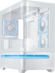 asus prime ap202 argb matx case 3 argb fans white photo