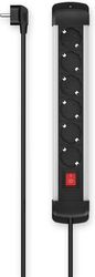 hama power strip 6 way switch wall mounting 3m alu photo hama power strip 6 way switch wall mounting 3m alu photo