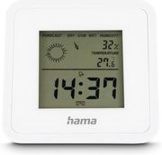 hama borneo thermometer and hygrometer digital for indoors white photo