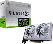 vga msi nvidia geforce rtx 5060 ventus 2x oc 8gb gddr7 white retail photo