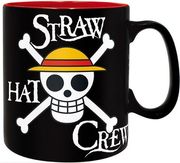 abysse one piece luffy ampamp skull mug 460ml photo