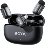 boya mini 2 iphone lightning 24ghz 2mic wireless ai anc mic w charging box mono stereo safety photo boya mini 2 iphone lightning 24ghz 2mic wireless ai anc mic w charging box mono stereo safety photo