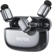 boya mini 2 type c space gray 24ghz 2mic wireless ai anc mic w charging box mono stereo photo