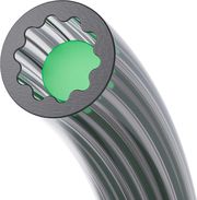 creality star shaped low resistance ptfe tube 4m cutter for all fdm printers photo