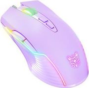 onikuma rgb wired gaming mouse cw905 purple photo