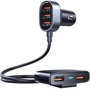 car charger joyroom jr cl03 5 port usb black photo car charger joyroom jr cl03 5 port usb black photo