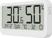 life contempo plus white psifiako thermometro ygrometro 221 0273 photo