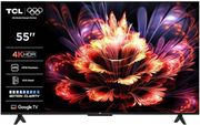 tv tcl 55v6c 55 ultra hd 4k smart wifi 2025 google tv metallic photo