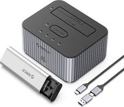 orico docking station hdd ssd it28e c for sata 25inch 35inch m2 nvme grey photo orico docking station hdd ssd it28e c for sata 25inch 35inch m2 nvme grey photo