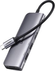 ugreen type c hub cm195 15214 2x usb a 30 type c hdmi sd microsd grey photo ugreen type c hub cm195 15214 2x usb a 30 type c hdmi sd microsd grey photo