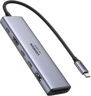 ugreen type c hub cm511 45521 usb a 32 3x type c hdmi sd microsd grey photo ugreen type c hub cm511 45521 usb a 32 3x type c hdmi sd microsd grey photo