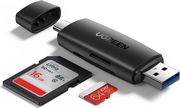 ugreen type c usb a card reader cm304 sd microsd black photo ugreen type c usb a card reader cm304 sd microsd black photo