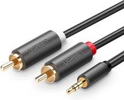 ugreen av102 35mm to 2 x rca audio cable 2m black photo