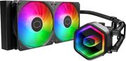 coolermaster masterliquid 240 core ii argb water cooling black photo