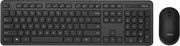 asus cw100 wireless keyboard and mouse set black photo