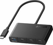 anker type c hub 4x type c black a8340ga1 photo