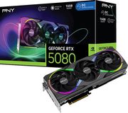 vga pny nvidia geforce rtx 5080 argb oc 16gb gddr7 retail photo