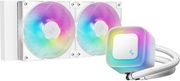 deepcool le240 wh v2 processor all in one liquid cooler 12cm white photo
