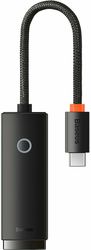 baseus ethernet adapter lite rj45 type c black photo baseus ethernet adapter lite rj45 type c black photo