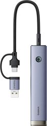 baseus type c hub ultrajoy 4x usb a 32 type c grey photo baseus type c hub ultrajoy 4x usb a 32 type c grey photo