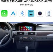 diq bm 226 cpaa wireless carplay android auto box for bmw mini cic system with front rear cameras photo