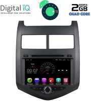 digital iq x323m gps 8 dvd multimedia system for chevrolet aveo mod 2011 2014 photo