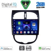 Digital IQ Bxc 3506_Cpaa (9INC) Multimedia Tablet For Peugeot 206 Mod. 1998-2006