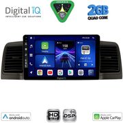 Digital IQ Bxc 3712BL_Cpaa (9INC) Multimedia Tablet For Toyota Corolla Mod. 2001-2006 (Black)