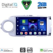Digital IQ Bxc 3737SL_Cpaa (9INC) Multimedia Tablet For Toyota Yaris Mod. 2011-2015 (Silver)