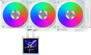 lian li hydroshift ii lcd s 360cl white rgb aio cpu cooler 34 screen 1851 1700 am5 am4 photo