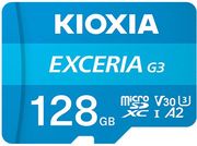 kioxia micro sd exceria gen3 128gb uhs i u3 v30 with adapter lmex3l128gg2 photo