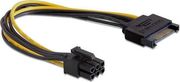 delock 15 pin sata 6 pin sata cable 021m polyxromo 82924 photo