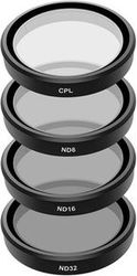 telesin filter set cpl nd8 nd16 nd32 for dji action 3 4 5 photo