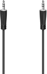 cable hama 205287 from aux m to aux m 05m black photo
