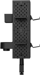 urage peg board perforated panel gaming modular kit wall table mounting black photo