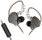 kz zsn pro grey mic iem 35 in ear monitor earphones dynamic hybrid dual driver 1ba 1dd photo kz zsn pro grey mic iem 35 in ear monitor earphones dynamic hybrid dual driver 1ba 1dd photo