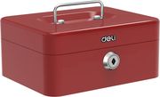 deli portable mini cash box red et501