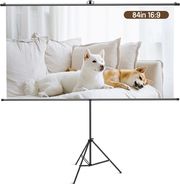 deli bracket projector screen 84 black es902