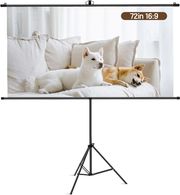 deli bracket projector screen 72 black es901