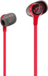 hyperx cloud earbuds ii in ear gaming headset 35mm red 705l8aa photo